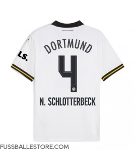 Günstige Borussia Dortmund Nico Schlotterbeck #4 3rd trikot 2024-25 Kurzarm